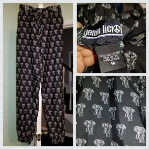 Elephant print pants